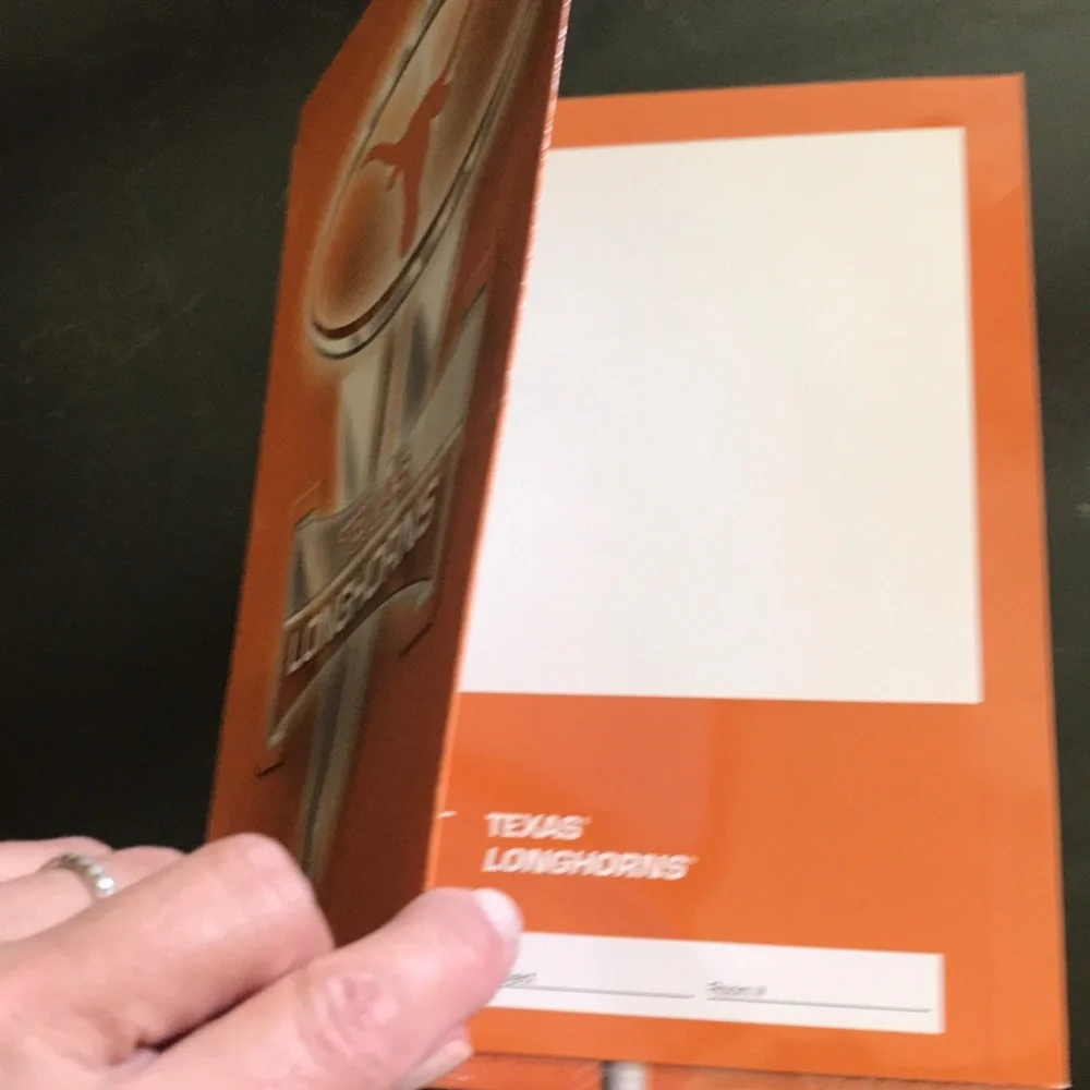 University of Texas Longhorns 2 pocket folders